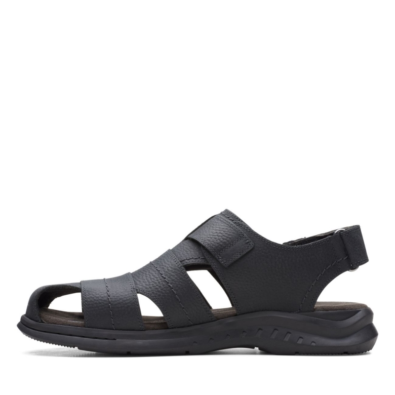 Schwarzes Leder Clarks Hapsford Cove