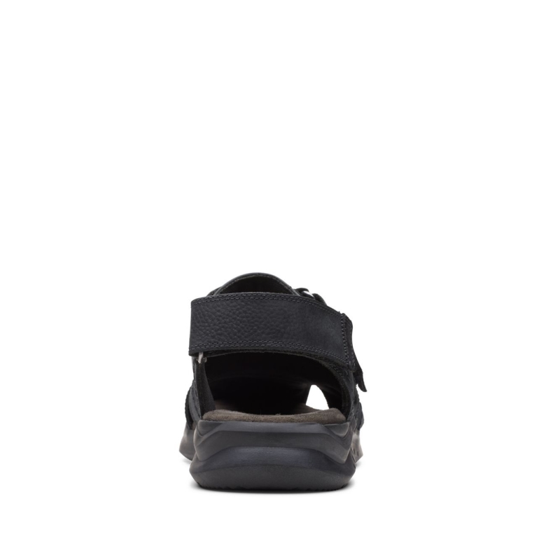 Schwarzes Leder Clarks Hapsford Cove