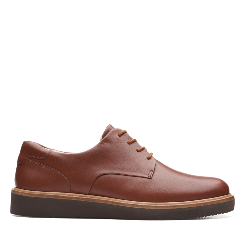 Baille-spitze Clarks Tan Leder
