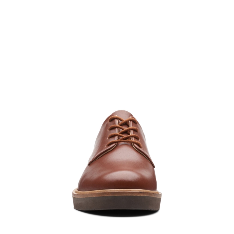 Baille-spitze Clarks Tan Leder
