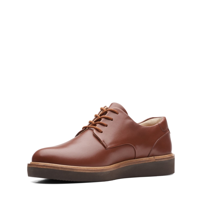 Baille-spitze Clarks Tan Leder