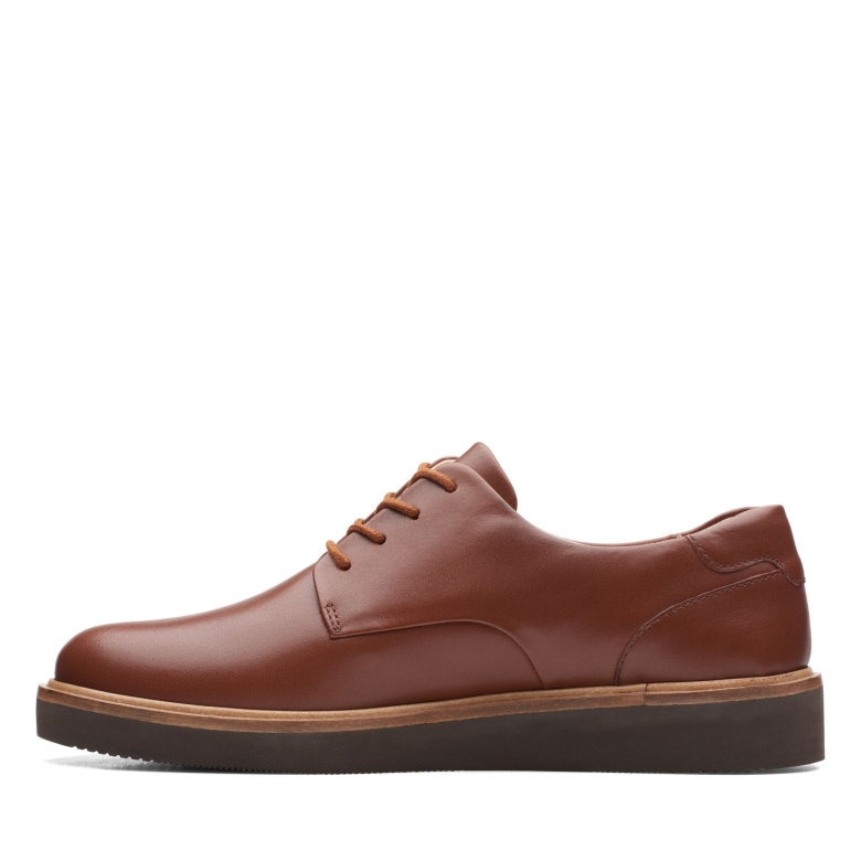 Baille-spitze Clarks Tan Leder