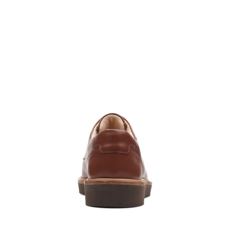 Baille-spitze Clarks Tan Leder