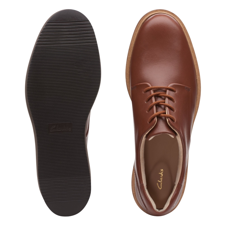 Baille-spitze Clarks Tan Leder