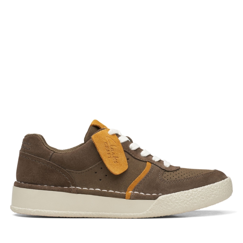 Clarks Craft Cup Court Olive Kombi