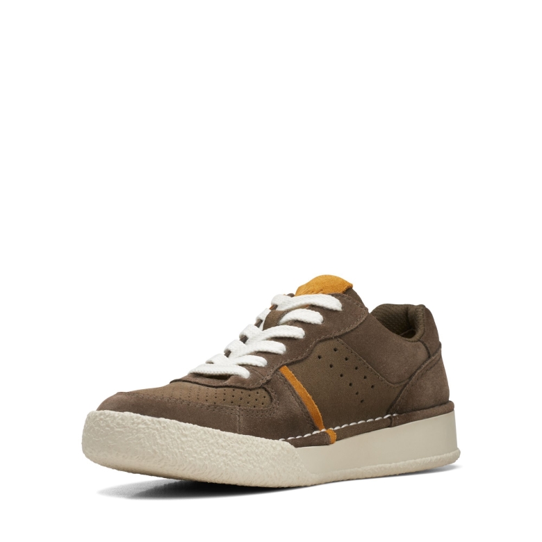 Clarks Craft Cup Court Olive Kombi