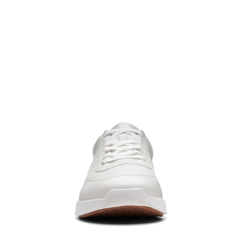 Race Lite Lace Clarks Weißes Leder