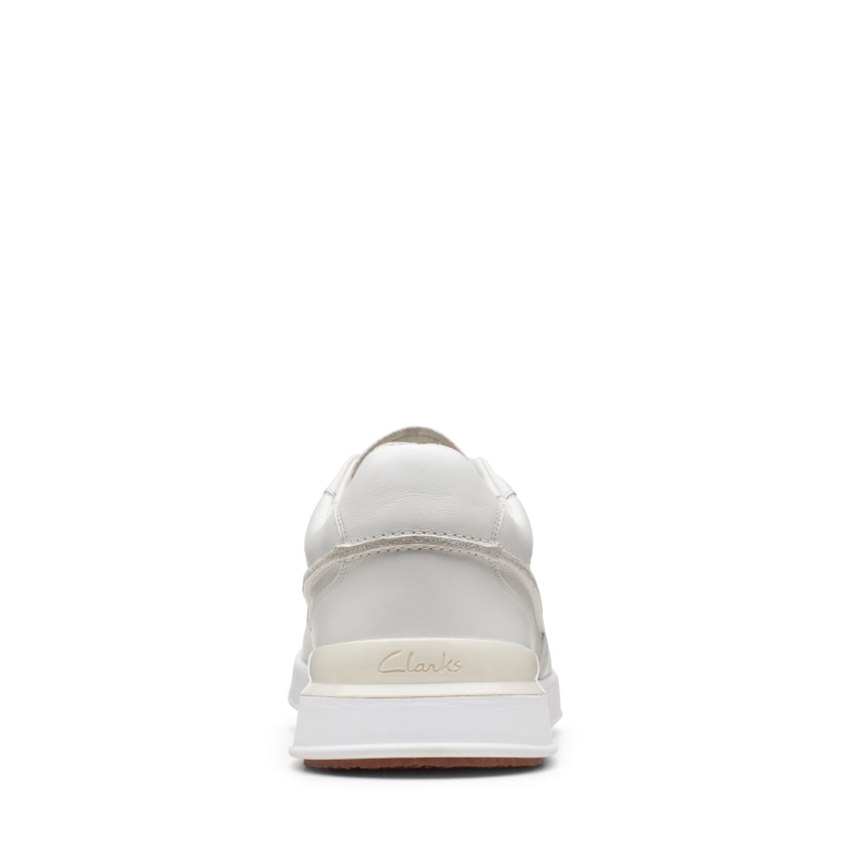 Race Lite Lace Clarks Weißes Leder