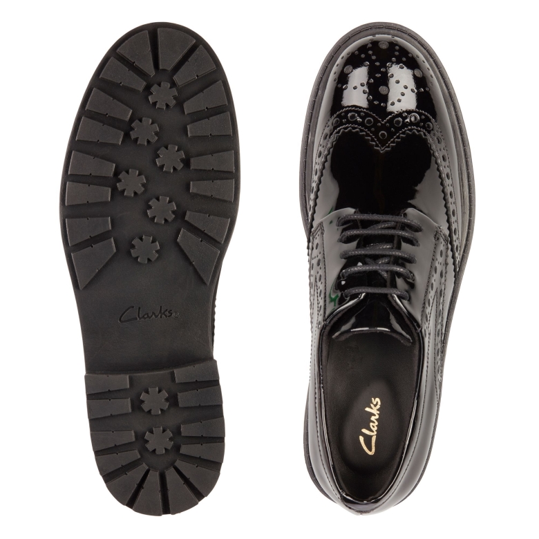 Clarks Orinoco 2 Limit Schwarz Patent