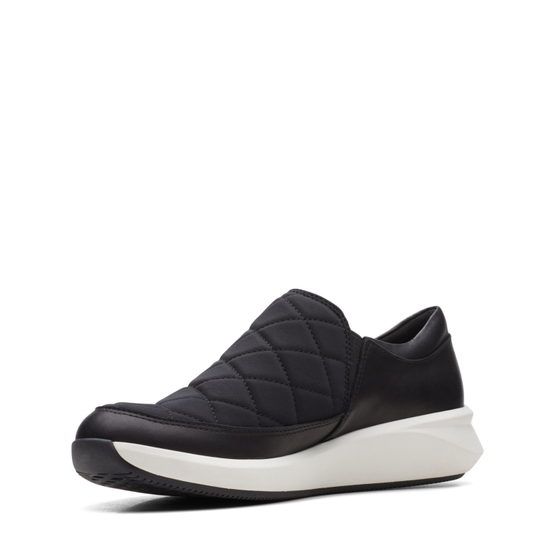 Un Rio Spark Clarks Schwarz Kombi