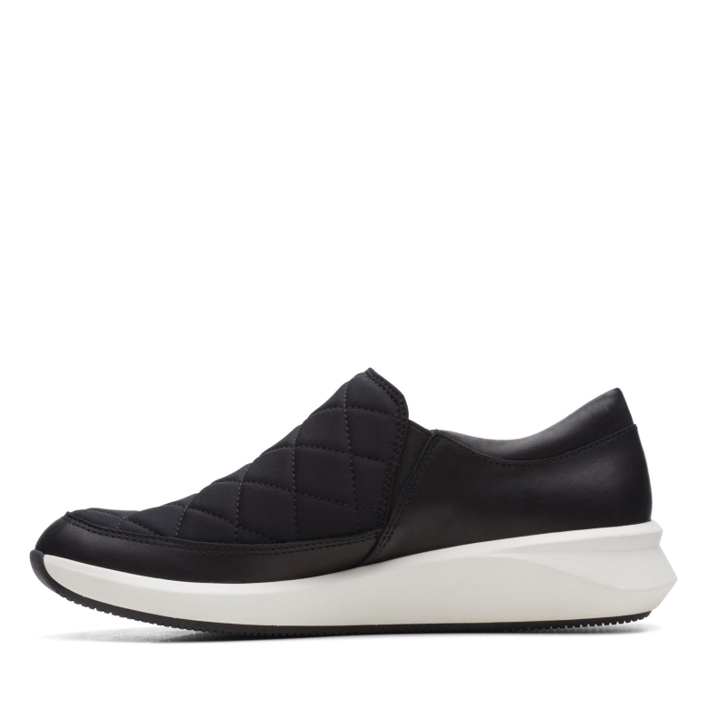 Un Rio Spark Clarks Schwarz Kombi