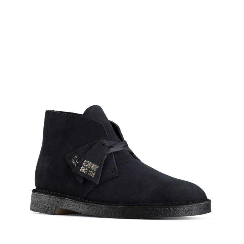 Navy Wildleder Clarks Wüstenstiefel