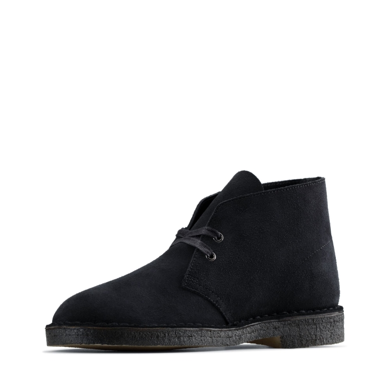 Navy Wildleder Clarks Wüstenstiefel