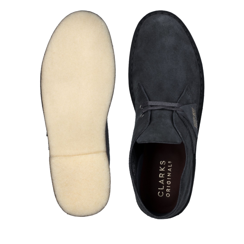 Navy Wildleder Clarks Wüstenstiefel