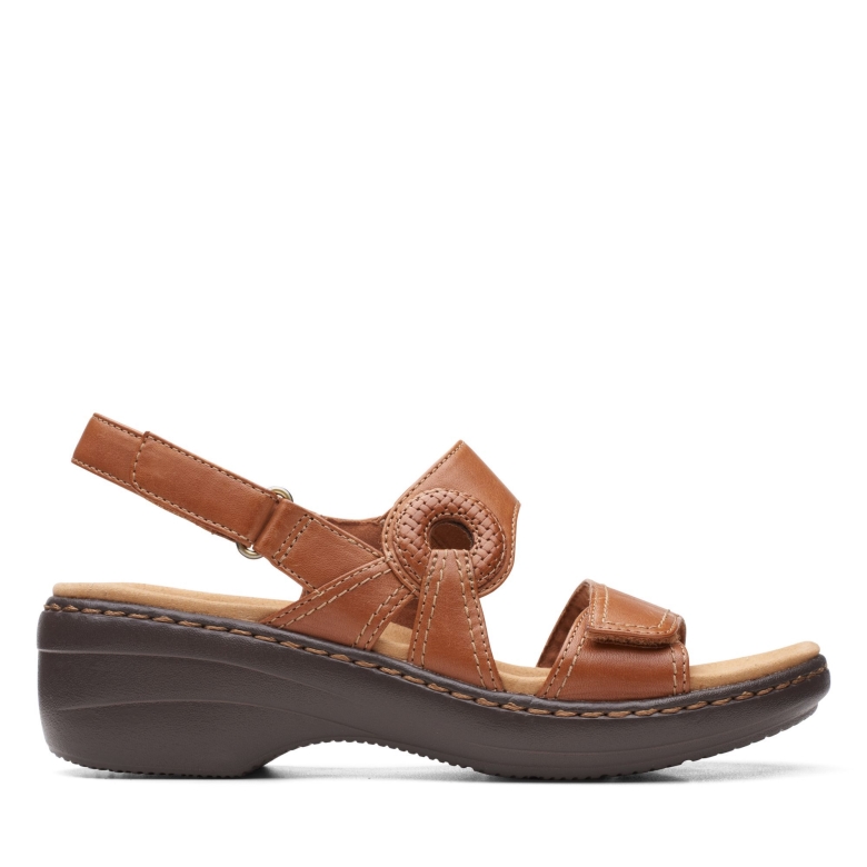 Merliah Opal Clarks Hellbraunes Leder