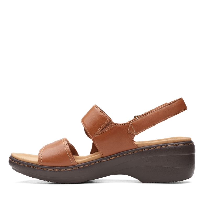 Merliah Opal Clarks Hellbraunes Leder