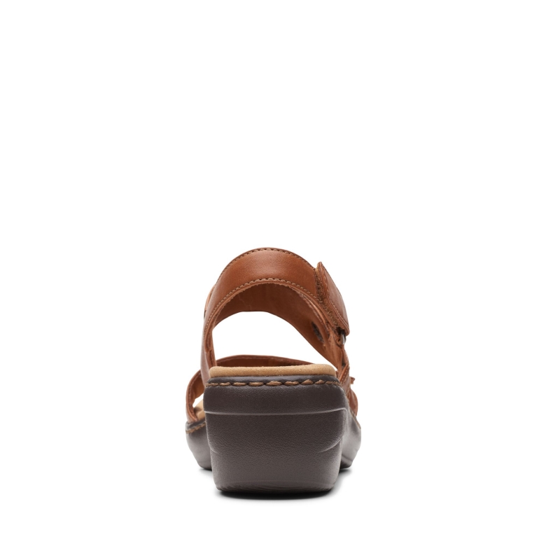 Merliah Opal Clarks Hellbraunes Leder