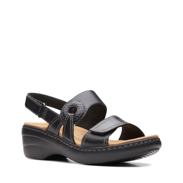 Clarks Schwarzes Leder Merliah Opal