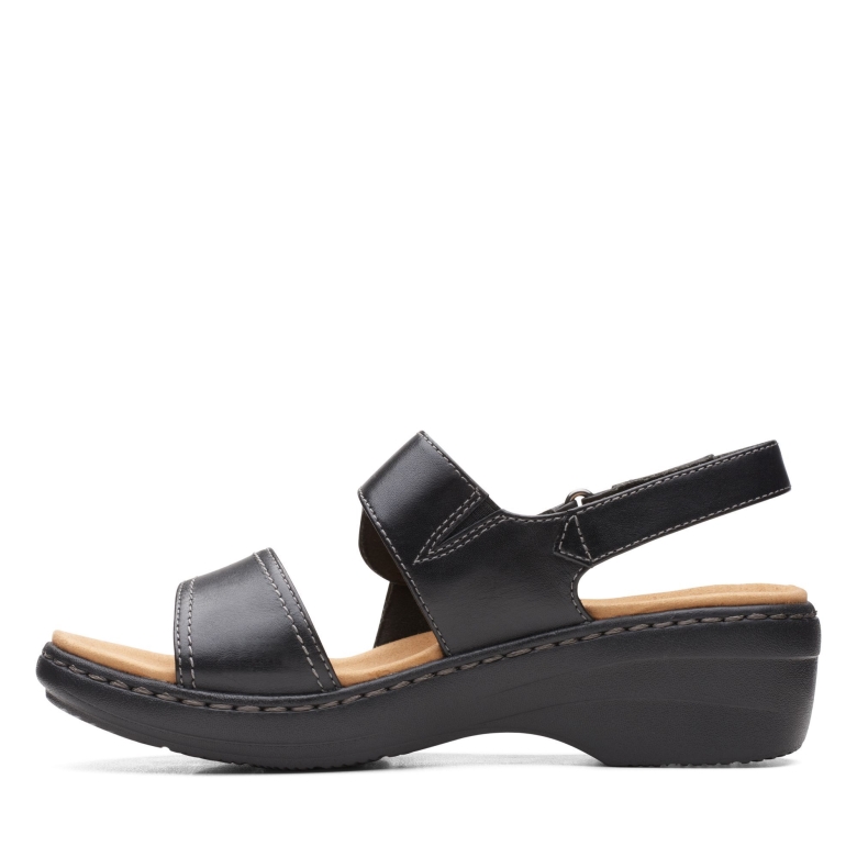 Clarks Schwarzes Leder Merliah Opal