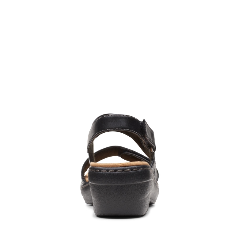 Clarks Schwarzes Leder Merliah Opal