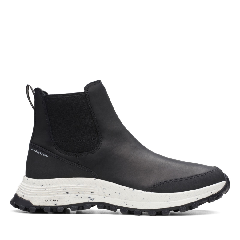 Atl Trek Up Wp Clarks Schwarzes Leder