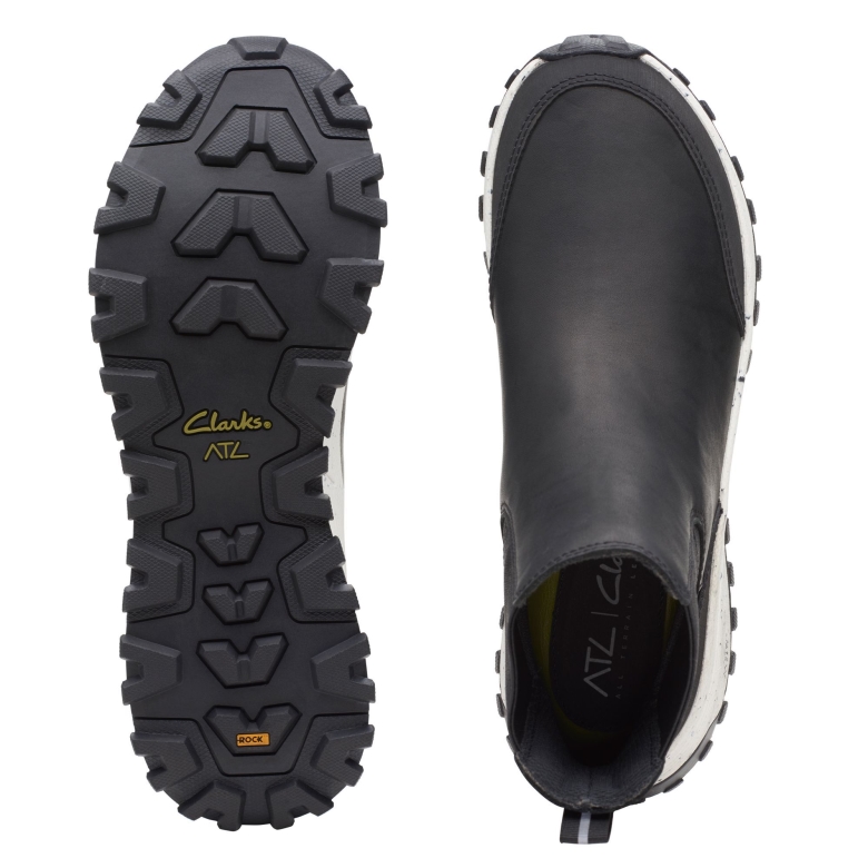 Atl Trek Up Wp Clarks Schwarzes Leder