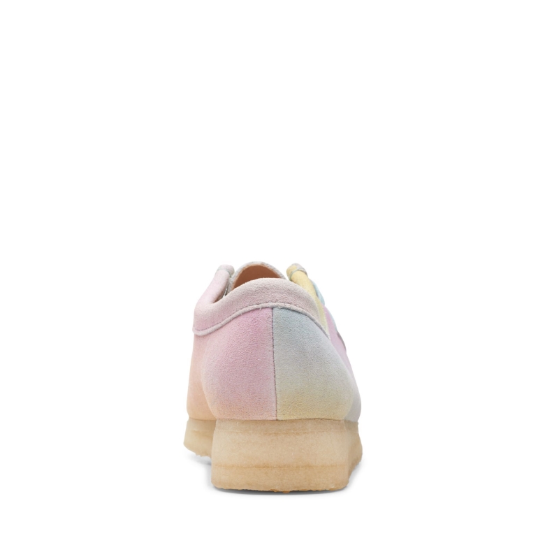 Wallabee Clarks Weiß/blau