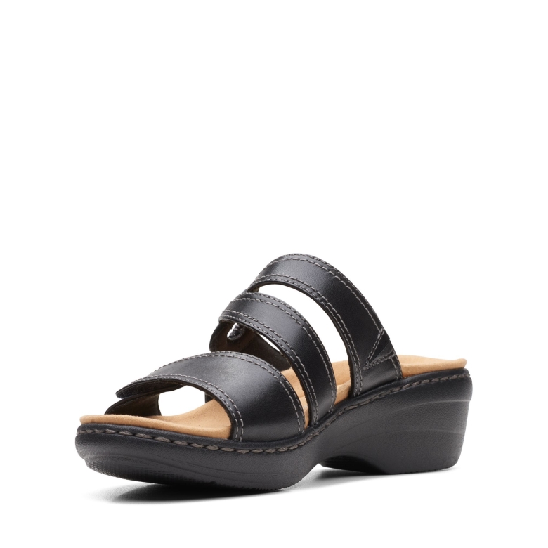 Merliah Coral Clarks Schwarzes Leder