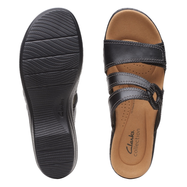 Merliah Coral Clarks Schwarzes Leder