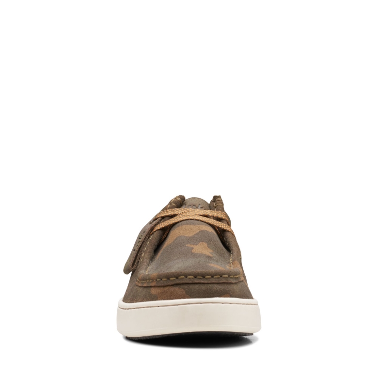 Dunkeloliv Kombi Clarks Court Lite Wally