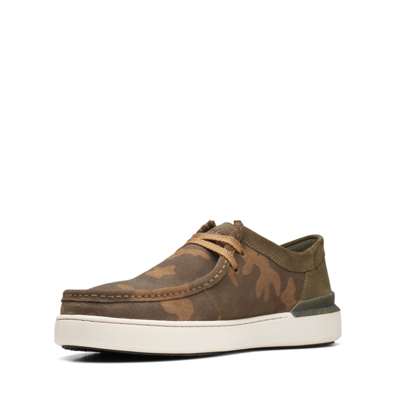 Dunkeloliv Kombi Clarks Court Lite Wally