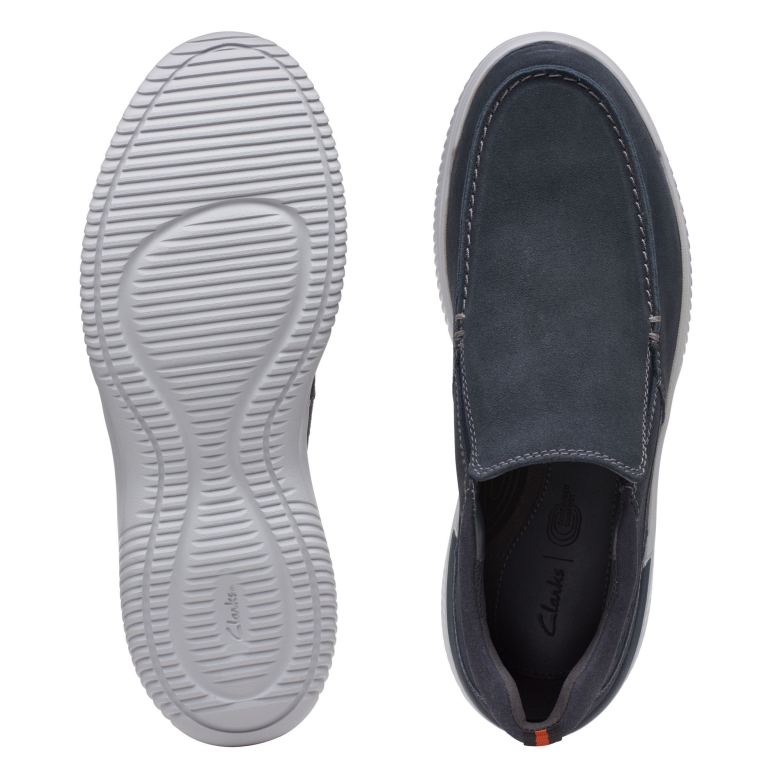Donaway Freie Marineblaue Wachsartige Clarks