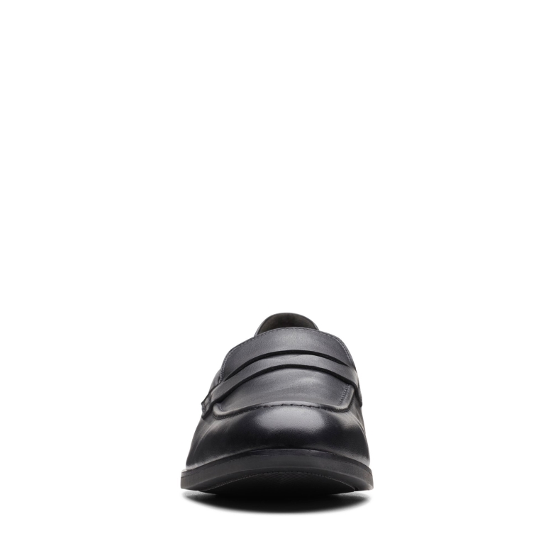 Bradish Ease Clarks Schwarzes Leder