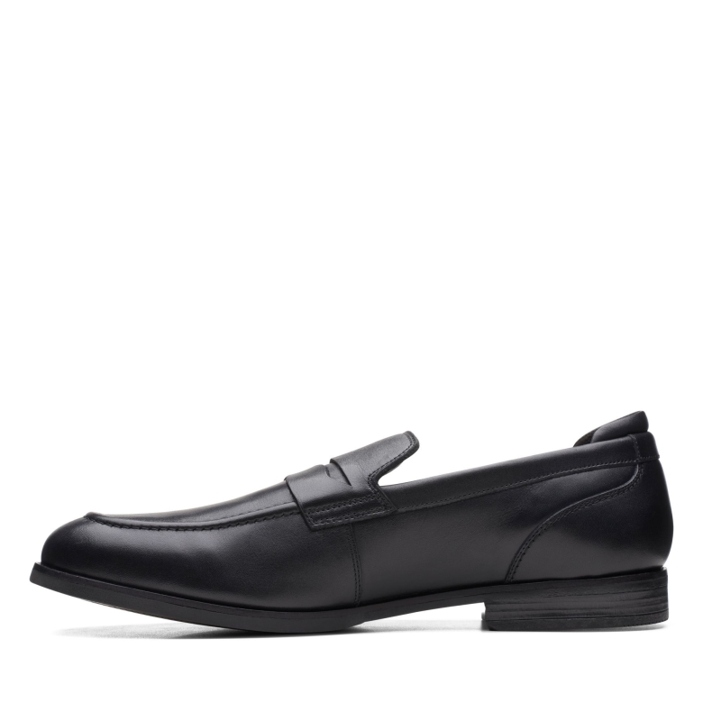 Bradish Ease Clarks Schwarzes Leder