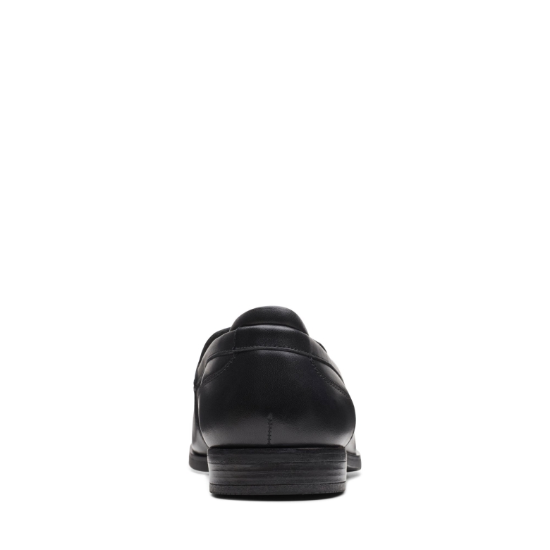 Bradish Ease Clarks Schwarzes Leder