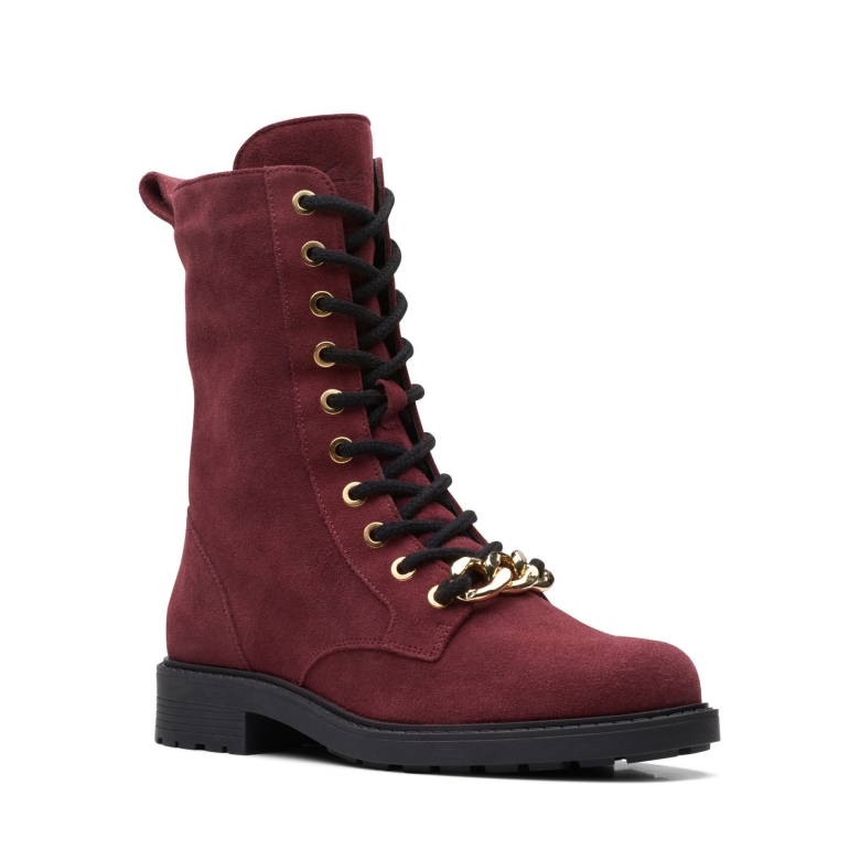 Clarks Im Orinoco2-stil Aus Merlot-wildleder