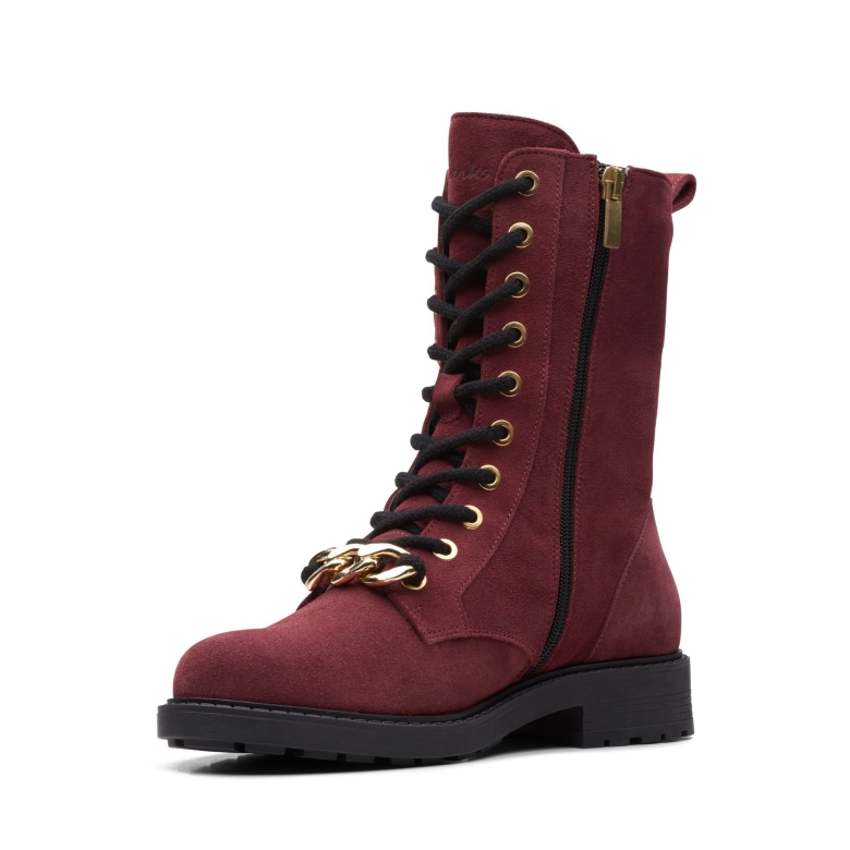 Clarks Im Orinoco2-stil Aus Merlot-wildleder