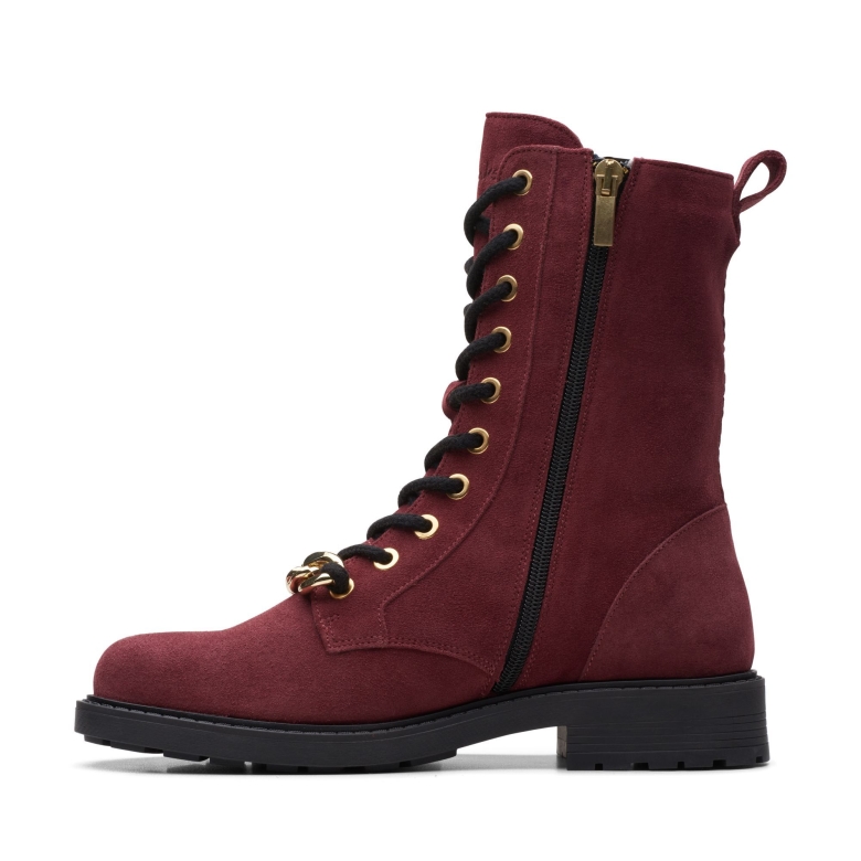 Clarks Im Orinoco2-stil Aus Merlot-wildleder