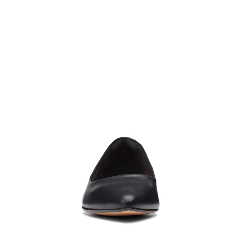 Clarks Laina 15 Schritt Schwarzes Leder