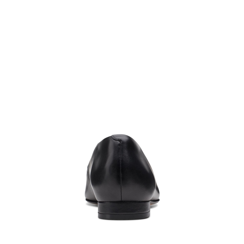 Clarks Laina 15 Schritt Schwarzes Leder