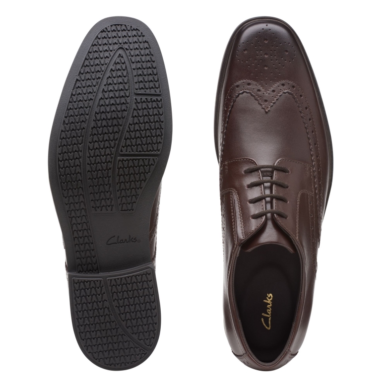 Clarks Dunkelbrauner Lea Howard Flügel