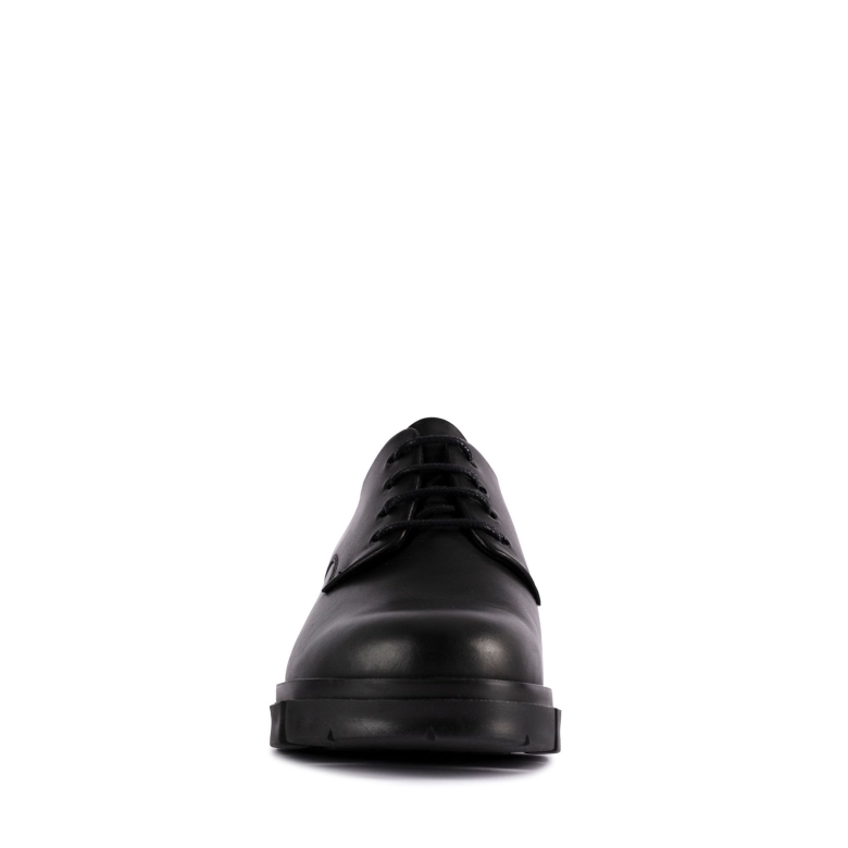Schwarzes Leder Clarks Teala Spitze