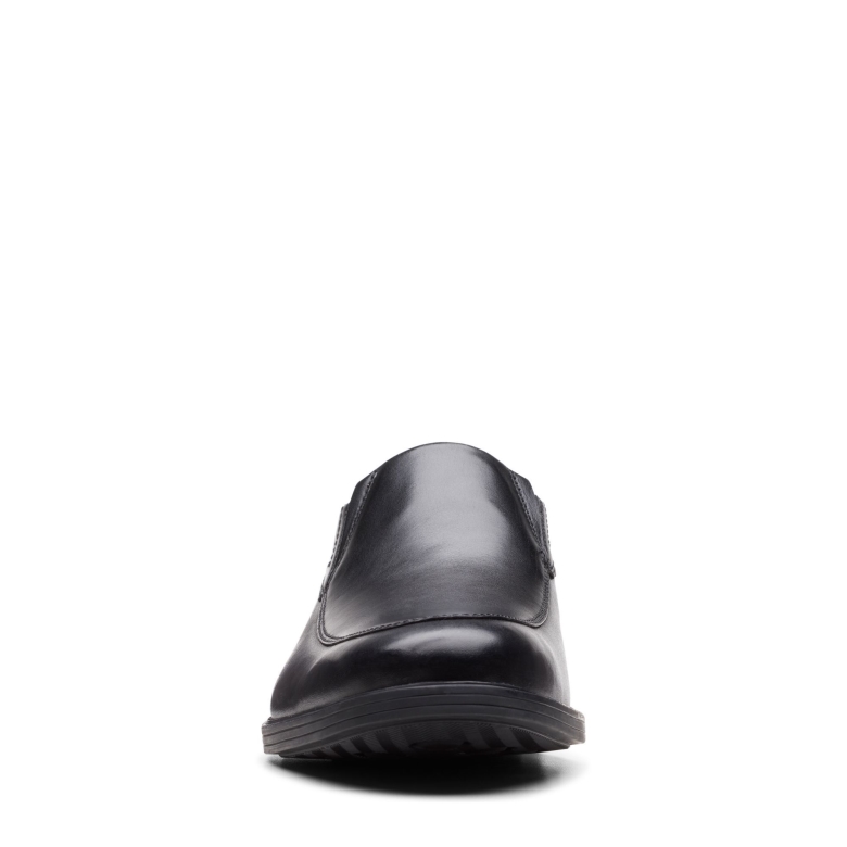Whiddon Step Clarks Schwarzes Leder