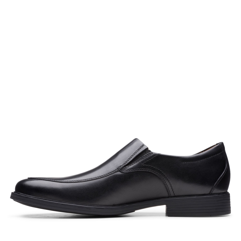 Whiddon Step Clarks Schwarzes Leder