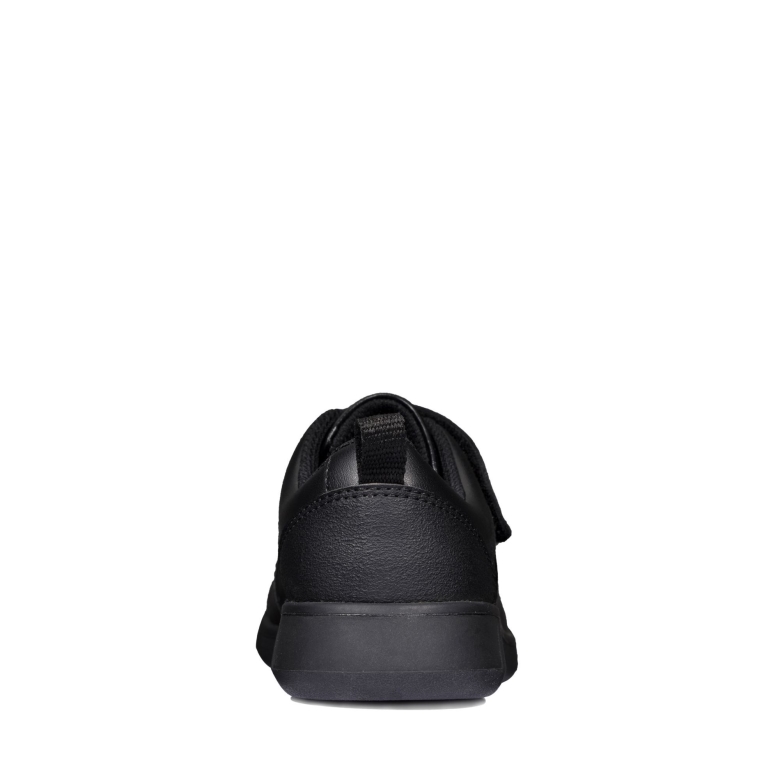 Schwarzes Leder Clarks Scape Sky Y
