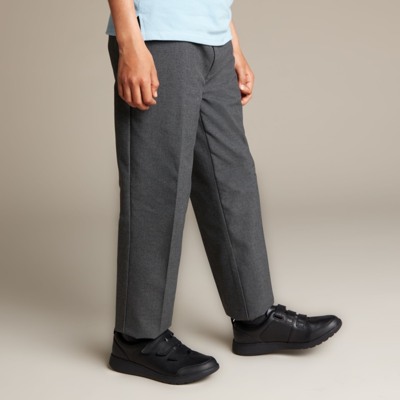 Schwarzes Leder Clarks Scape Sky Y