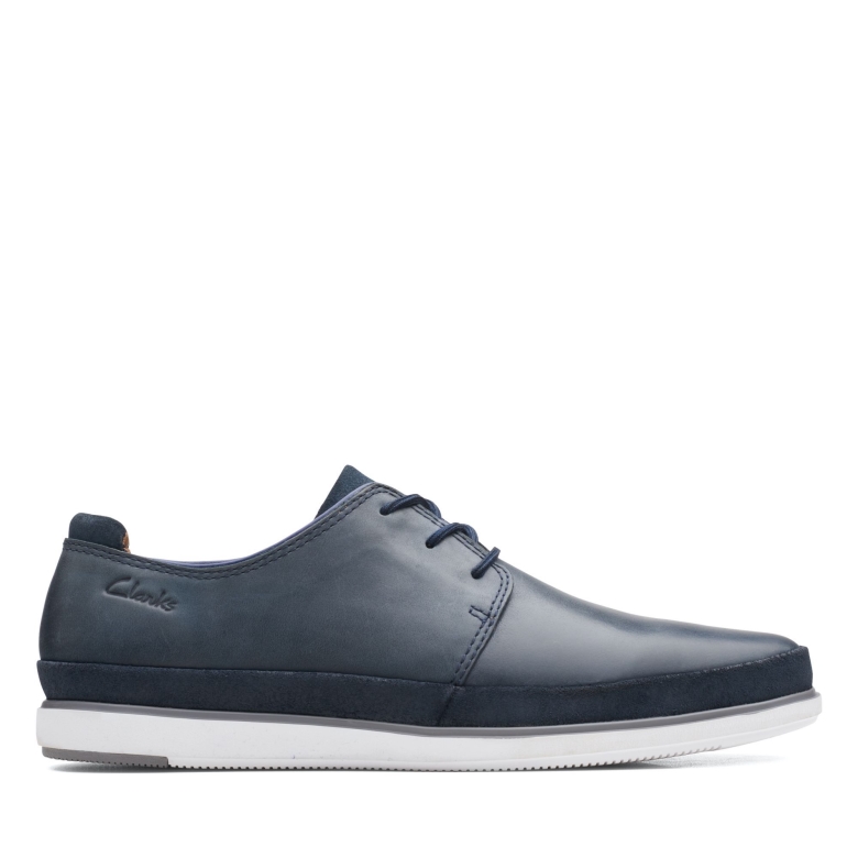 Clarks Marineblaue Bratton-spitze