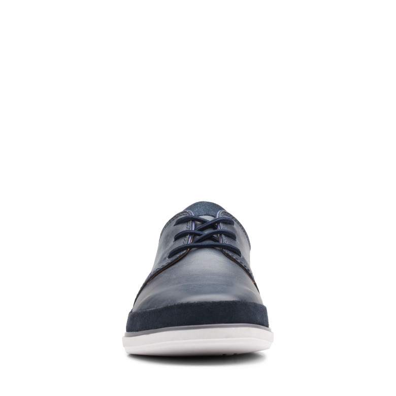 Clarks Marineblaue Bratton-spitze
