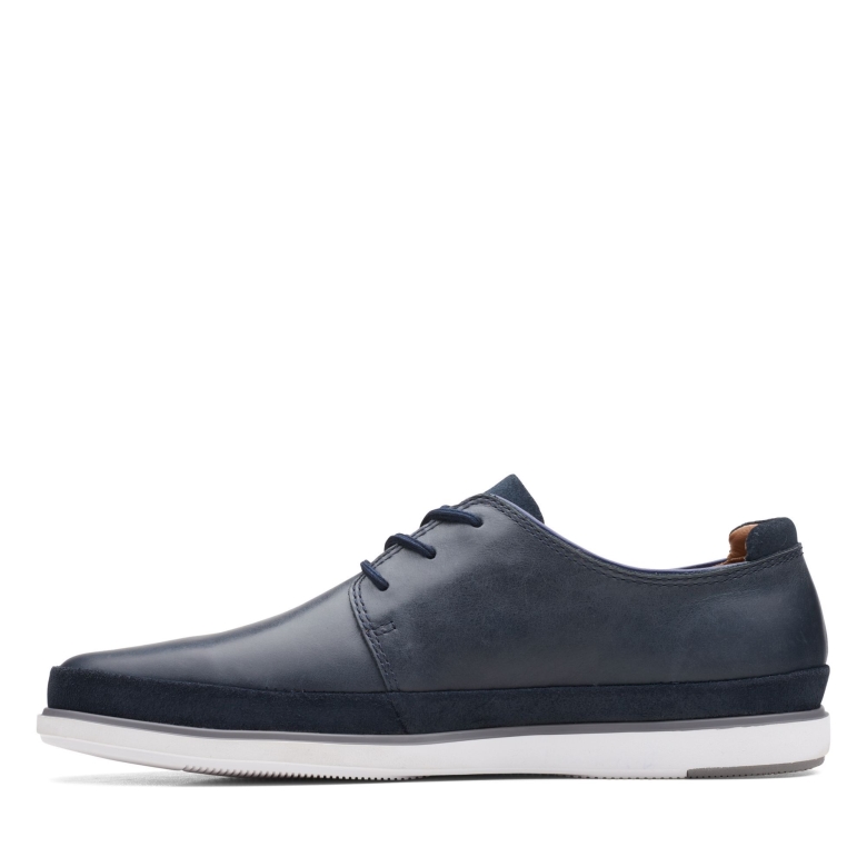 Clarks Marineblaue Bratton-spitze