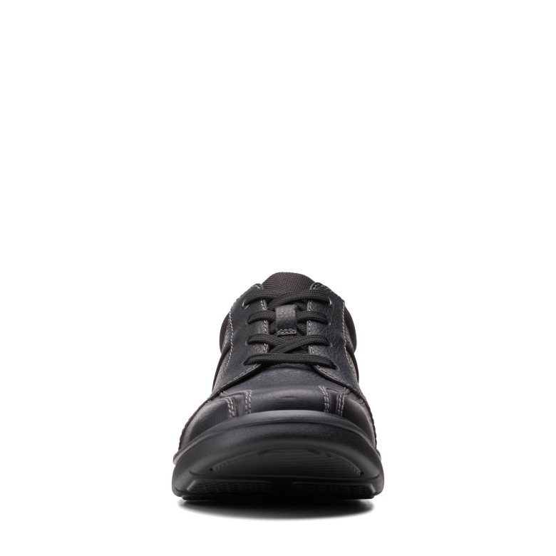 Bradley Walk Clarks Schwarzes Leder
